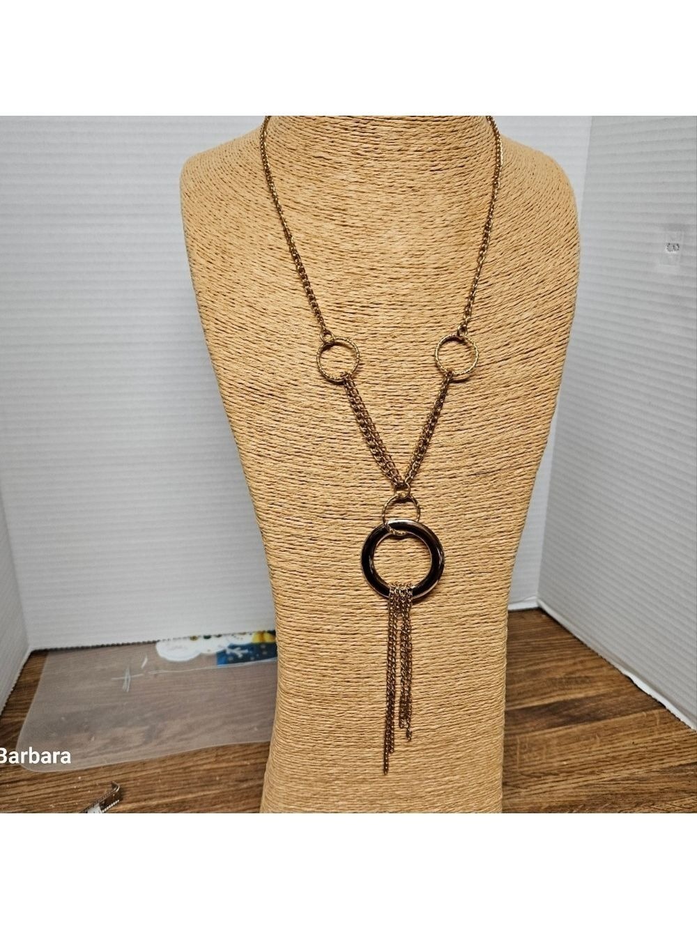 Gold-tone Opera Length Necklace